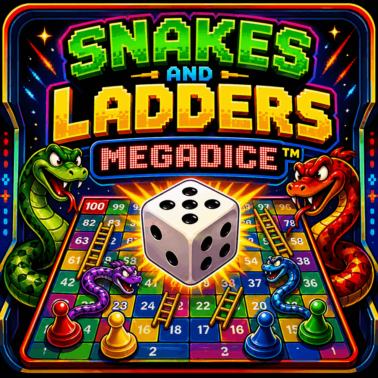Snakes and Ladders Megadice™ Quest